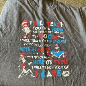 Port & Company Essential Tee DR. Seuss Size Large